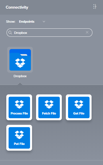 Dropbox-Connector konfiguriert