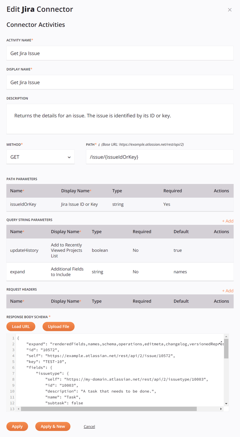 crear paso 3 actividades del conector agregar configuración